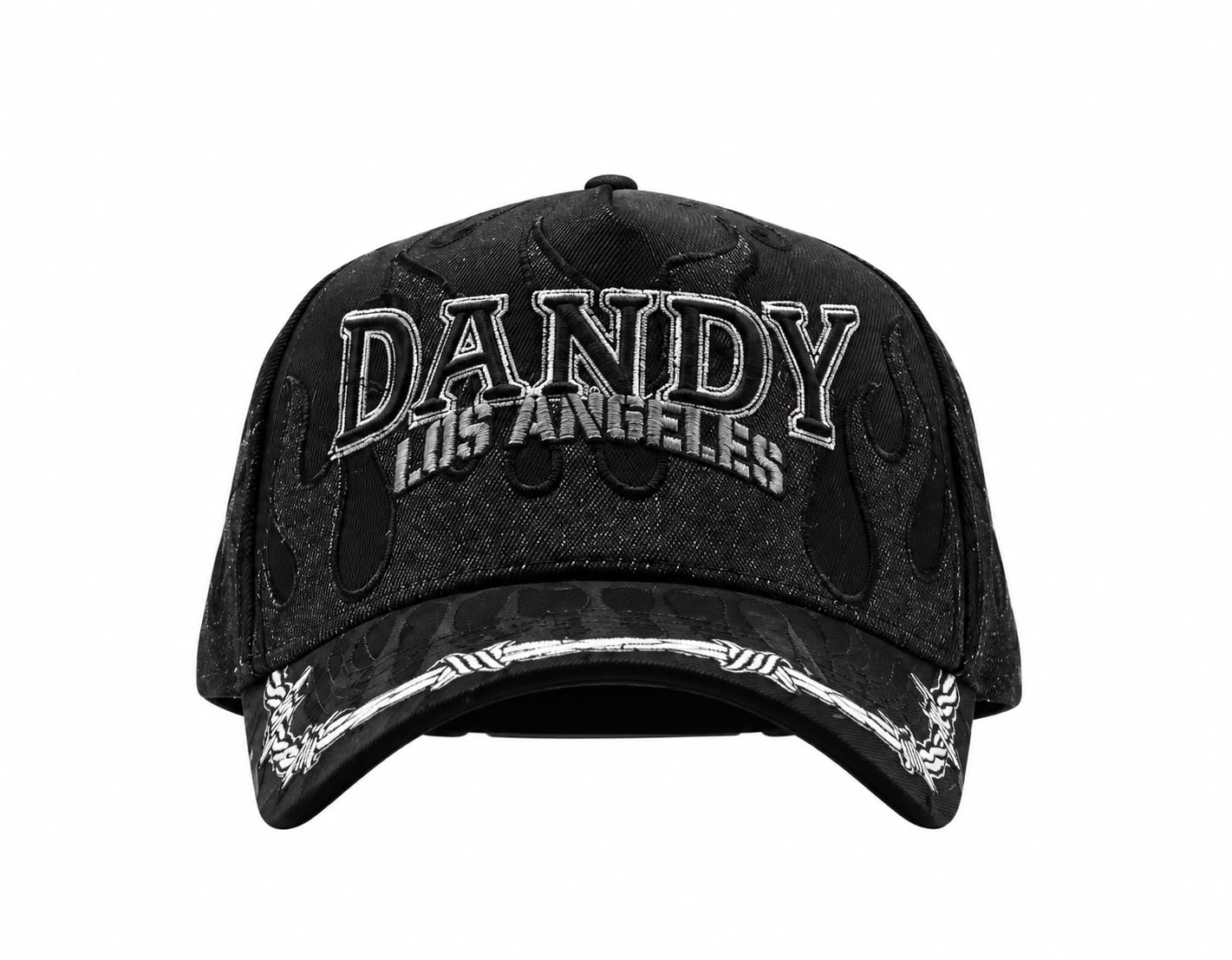 Dandy Hats – Black Flame Barbed Wire Cap